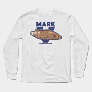 MARK V LANDSHIP - WW1 Tank Long Sleeve T-Shirt